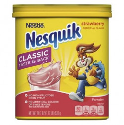 Nesquik Strawberry Flavor Powder Classic Taste