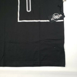 NEW Brooklyn Standard Large L Mens T Shirt Reflective Short Sleeve Black