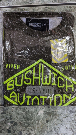 NEW Brooklyn Standard Medium M Adults Graphic T Shirt Short Sleeve Olive Green