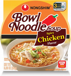 Nongshim Spicy Chicken Noodle Bowl