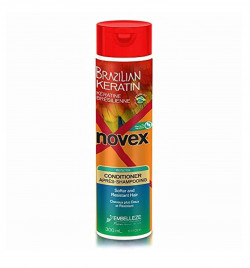 Novex Brazilian Keratin Conditioner, 10.14 Oz. - Reconstructive Keratin, Frizz Control & Damage Repair
