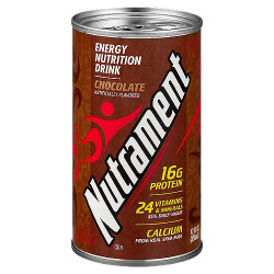 NUTRAMENT Energy Nutrition Drink Chocolate, 12 oz, 12 Count
