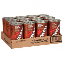 NUTRAMENT Energy Nutrition Drink Chocolate, 12 Oz, 12 Count
