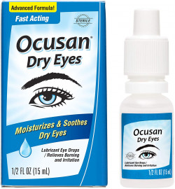 Ocusan® Advanced Formula Lubricant Drops For Dry Eyes 0.5 FL OZ (15 ML)