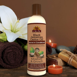 OKAY Black Jamaican Castor Oil Leave In Conditioner