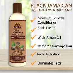 OKAY Black Jamaican Castor Oil Leave In Conditioner