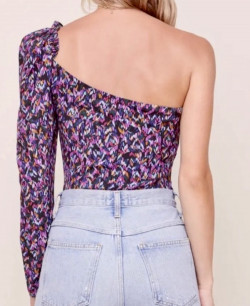 One shoulder Bodysuit | ASTR The Label | Size Small