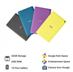 Onn. 8" Tablet, 32GB (2022 Model) - Charcoal