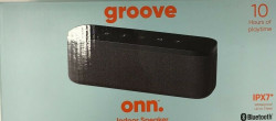 Onn Groove Medium Indoor IPX7 Waterproof Bluetooth Speaker