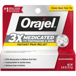 Orajel™ 3X Medicated For Toothache & Gum Gel