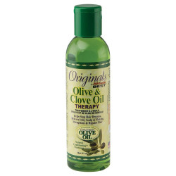 Originals By Africa's Best Olive & Clove Oil Therapy, Natural Treatment That Helps Repair Dry, Weak Or Brittle Hair, Scalp Dryness, Itching And Flaking, 6oz Bottle