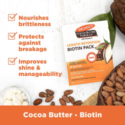 Palmer's Cocoa Butter & Biotin Length Retention Biotin Pack, 2.1 Ounce
