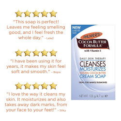 Palmer's Cocoa Butter Formula Daily Skin Therapy Cream Soap Bar