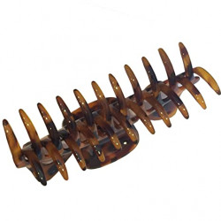 Parcelona French Savana Extra Large Approx. 5.5 Inch Long Tortoise Shell Cellulose Acetate Jaw Hair Claw Clip
