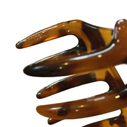Parcelona French Savana Extra Large Approx. 5.5 Inch Long Tortoise Shell Cellulose Acetate Jaw Hair Claw Clip