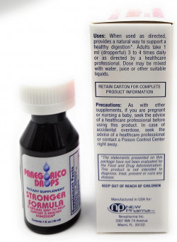 Paregorico Drops 1 fl oz.(30 ml) by Newpharma