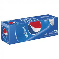 Pepsi Cola Soda Pop, 12 oz, 12 Pack Cans