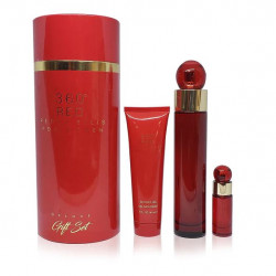 Perry Ellis 360 Red Gift Set 3 Pieces Men 3.4 Oz EDP