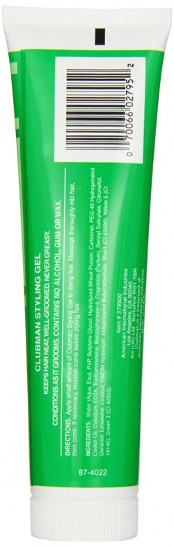 Pinaud Clubman Styling Gel 3.75 oz (Pack of 4)