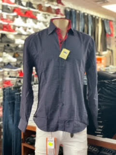 Print Long Sleeve Dress Up Shirt