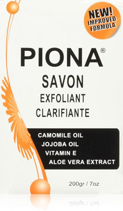 Piona Exfoliating & Brigtening Soap 7oz - Camomile Oil - Jojoba Oil - Vitamin E - Aloe  Extract