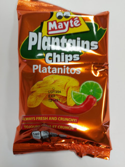 Mayte Plantains Chips Au Chili Et Au Citron| 3 0z