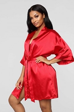 ELOVER Women's Satin Robe