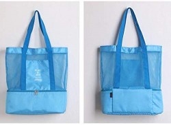 DREAMVAN Double layer Insulated Thermal Lunch Box Shoulder Bag