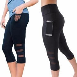 Athletic Apparel High Waist Yoga Pants For Women | Black