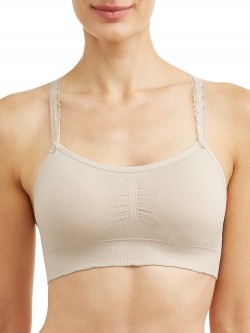 Women's Seamless Bra With Lace | 2 PC pack