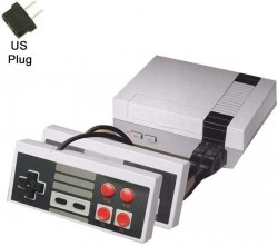 Detailorpin Retro Built-in Classic Games Dual Gamepad Gaming Player (US 4 Buttons)