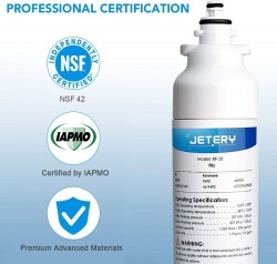 LG LT800P Replacement Refrigerator Water Filter, JETERY Compatible With ADQ73613401, Kenmore 9490, 46-9490, 469490, ADQ73673402 Fridge