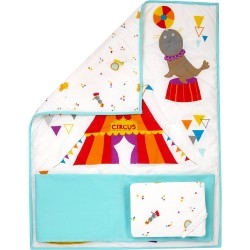 Nojo Reversible  3-Piece Crib Bedding Set