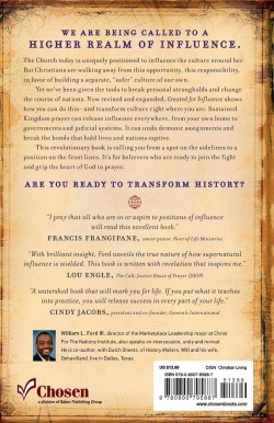 Created for Influence: Transforming Culture From Where You Are