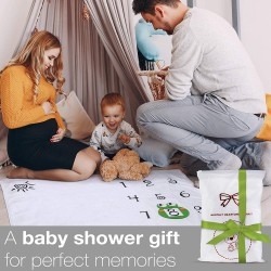 Super Soft Photography Baby Monthly Blanket | Baby Shower Gift for Boys, Girls