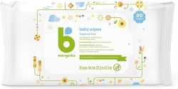 Babyganics Unscented Baby Wipes | 80 per pack