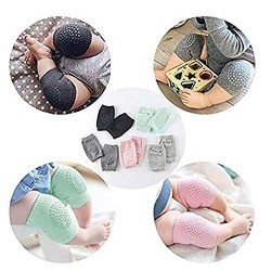DREAMVAN Kids Knee Guards Baby Non-Slip Crawling Sports Protective Gear Socks
