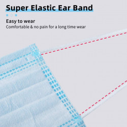 Disposable earloop face mask