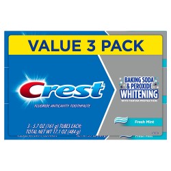 Crest Cavity & Tartar Protection Toothpaste | 5.7 oz 3 Tubes