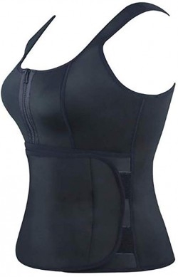 TEXXIS Women Body Shaping Zipper Abdomen Belt | Black