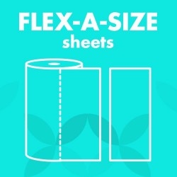 Presto! Flex A Size Paper Towel | 15 Regular Rolls