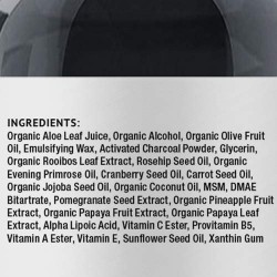 Majestic Pure Charcoal Facial Cleanser - Detoxifying, Deep Pore Cleansing, and Revitalizing - Oily, Dry & Sensitive Skin Face Cleanser with Natural Ingredients