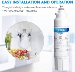 LG LT800P Replacement Refrigerator Water Filter, JETERY Compatible With ADQ73613401, Kenmore 9490, 46-9490, 469490, ADQ73673402 Fridge