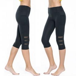 Athletic Apparel High Waist Black Yoga Pants
