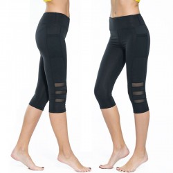 Athletic Apparel High Waist Yoga Pants For Women | Black