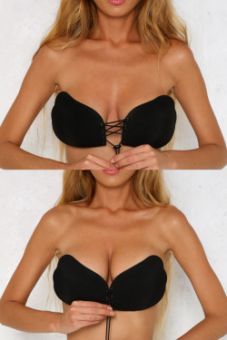 Women Magic Bra- Strapless Invisible Silicone Push Up Bra
