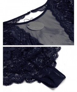 ELOVER Women Teddy Sexy Lingerie Sleepwear