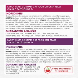 Fancy Feast Senior 7+ Cat Food, 3-oz can | case of 12