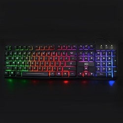 Rii RK100+ Ultra slim Gaming Keyboard
