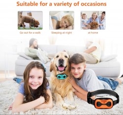Bark Collar [New Version] Humanely Stops Barking with Sound and Vibration.